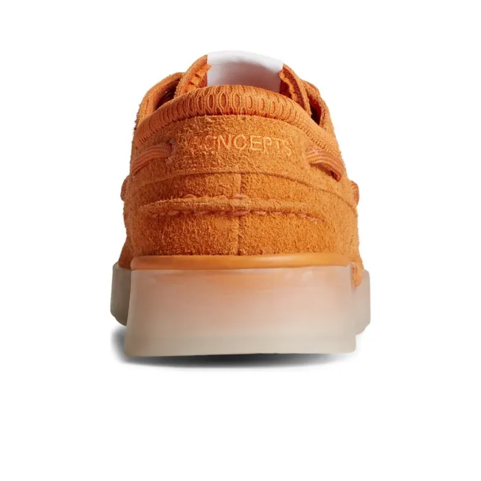 Sperry X Concepts Authentic Original 3Eye Cup Boat Shoe Orange Men Boat Shoes