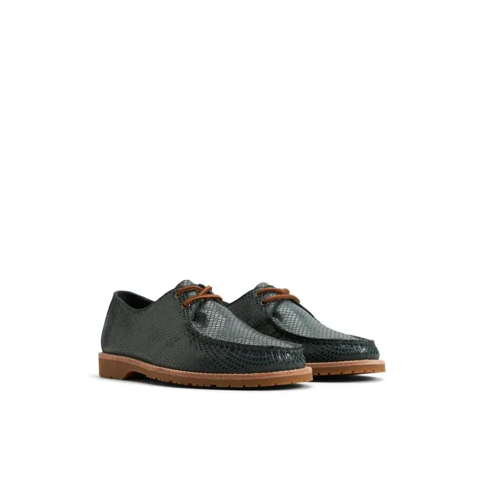 Sperry X Palmes Captains Oxford Green Men Loafers and Oxfords