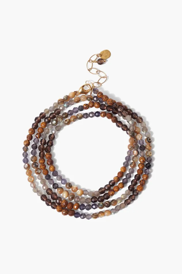 Step Naked Wrap Bracelet Abalone Mix Women Chan Luu Bracelets