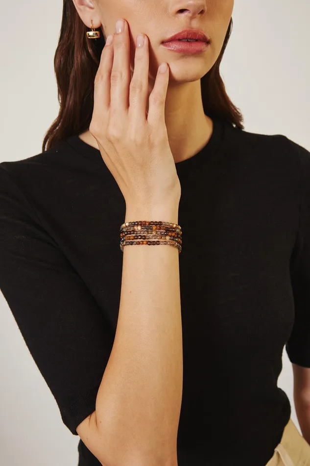 Step Naked Wrap Bracelet Abalone Mix Women Chan Luu Bracelets