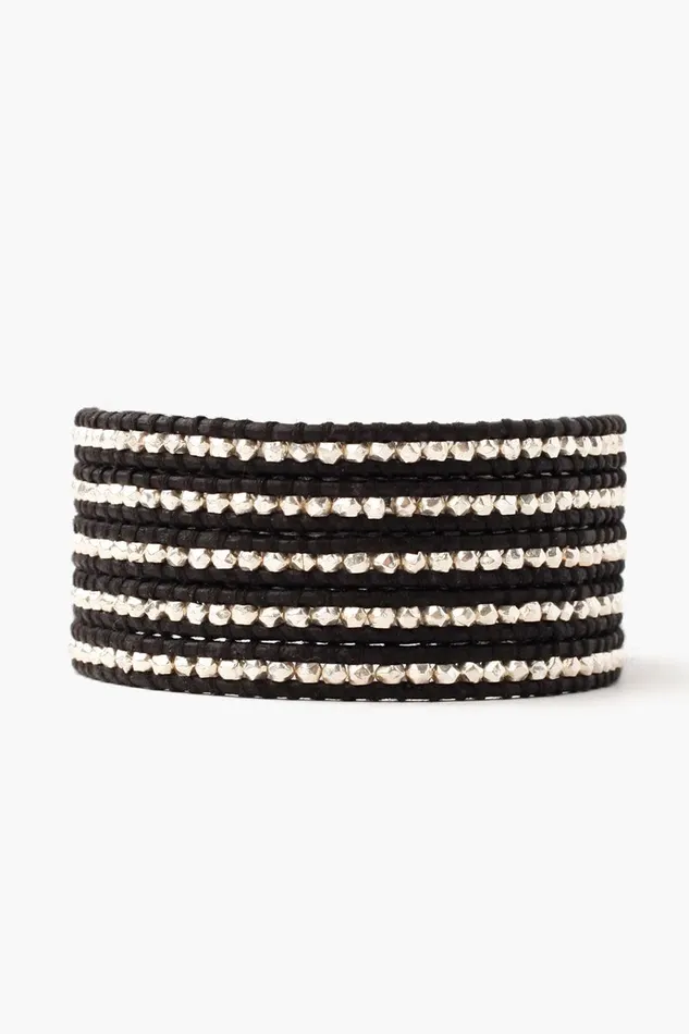 Sterling Silver Wrap Bracelet Black Women Chan Luu Bracelets