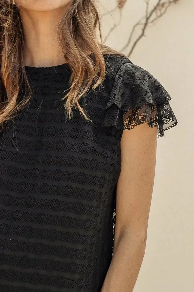 Stormi Mini Dress In Black Black Women Bohme Dresses
