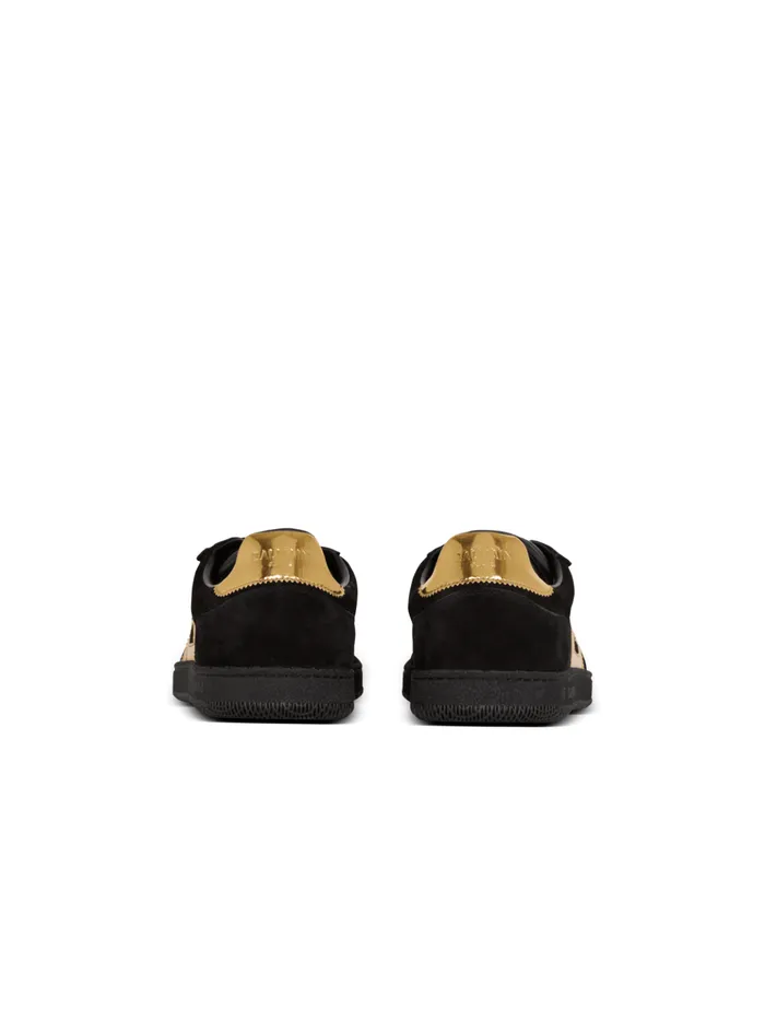 Suede Swan Sneakers Black Women Balmain Sneakers