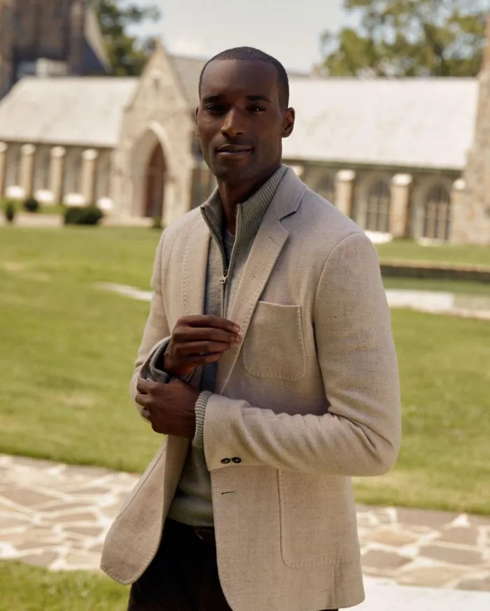 Suiting Men Billy Reid Archie Jacket Tan