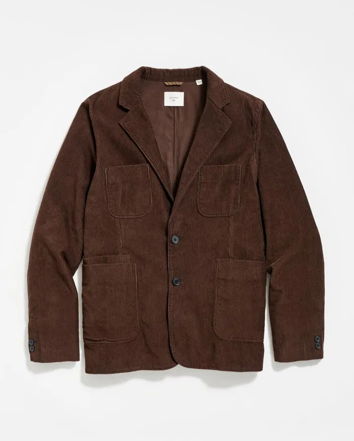Suiting Men Billy Reid Corduroy Leo Jacket Chocolate