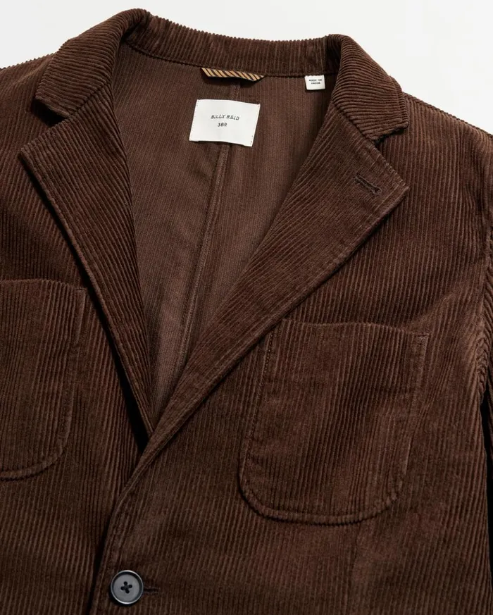 Suiting Men Billy Reid Corduroy Leo Jacket Chocolate