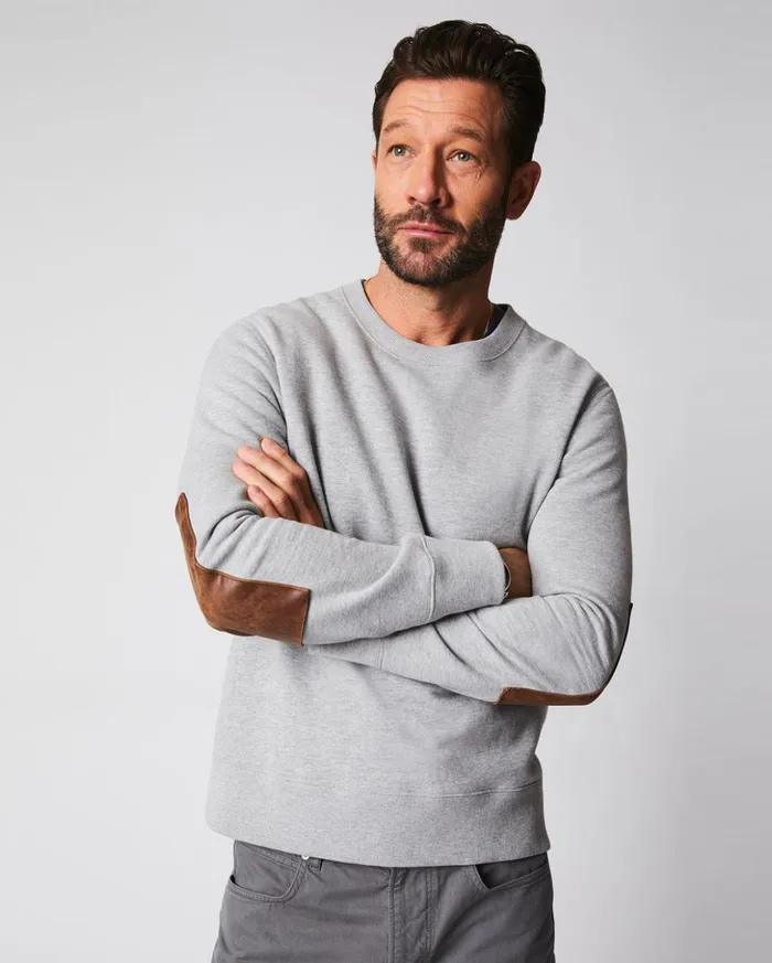 Sweaters and Sweatshirts Men Billy Reid Dover Sweatshirt Grey