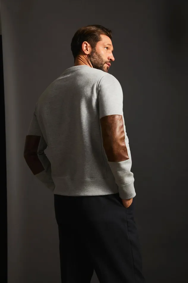 Sweaters and Sweatshirts Men Billy Reid Dover Sweatshirt Grey