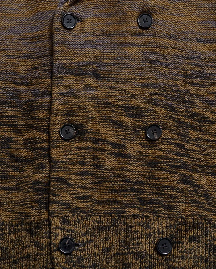 Sweaters and Sweatshirts Men Billy Reid Gradient Stripe Cardigan Olivecharcoal
