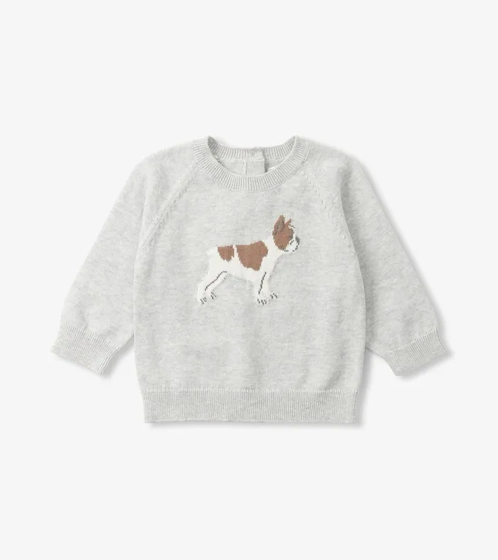 Sweaters Baby and Toddler Hatley Baby Boys Little Bulldog Pullover Sweater and Pants