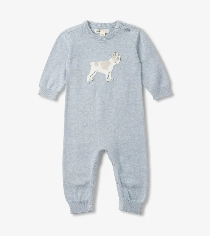 Sweaters Baby and Toddler Hatley Baby Boys Little Bulldog Sweater Romper