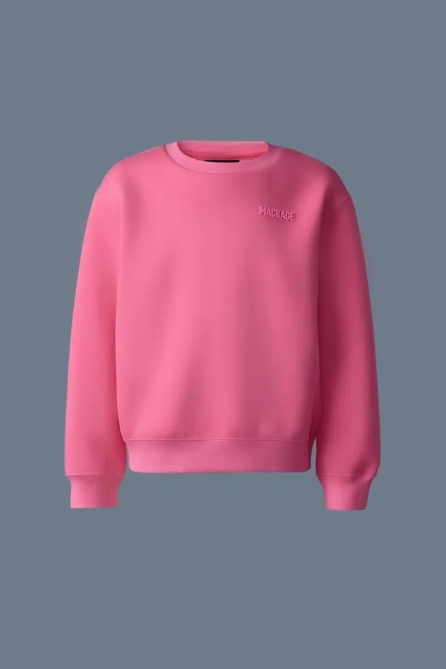 Sweatshirts and Sweatpants Kids Mackage SAWYER Doubleface Jersey Sweatshirt For Kids 814 Years Bright Pink Sweatshirts and Sweatpants Kids Mackage SAWYER Doubleface Jersey Sweatshirt For Kids 814 Years Bright Pink