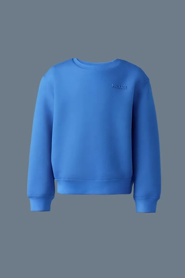Sweatshirts and Sweatpants Kids Mackage SAWYERT Doubleface Jersey Sweatshirt For Toddlers 26 Years Sapphire Sweatshirts and Sweatpants Kids Mackage SAWYERT Doubleface Jersey Sweatshirt For Toddlers 26 Years Sapphire