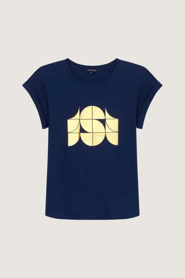 TShirts and Sweatshirts Women Soeur VALENTIN TEESHIRT Navy
