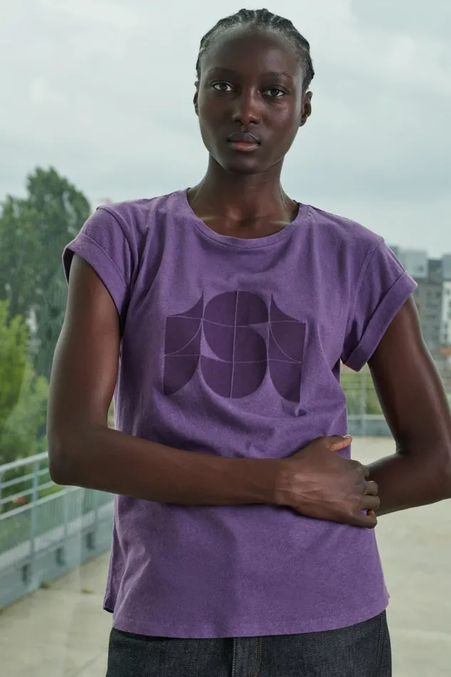 TShirts and Sweatshirts Women Soeur VALENTIN TEESHIRT Purple