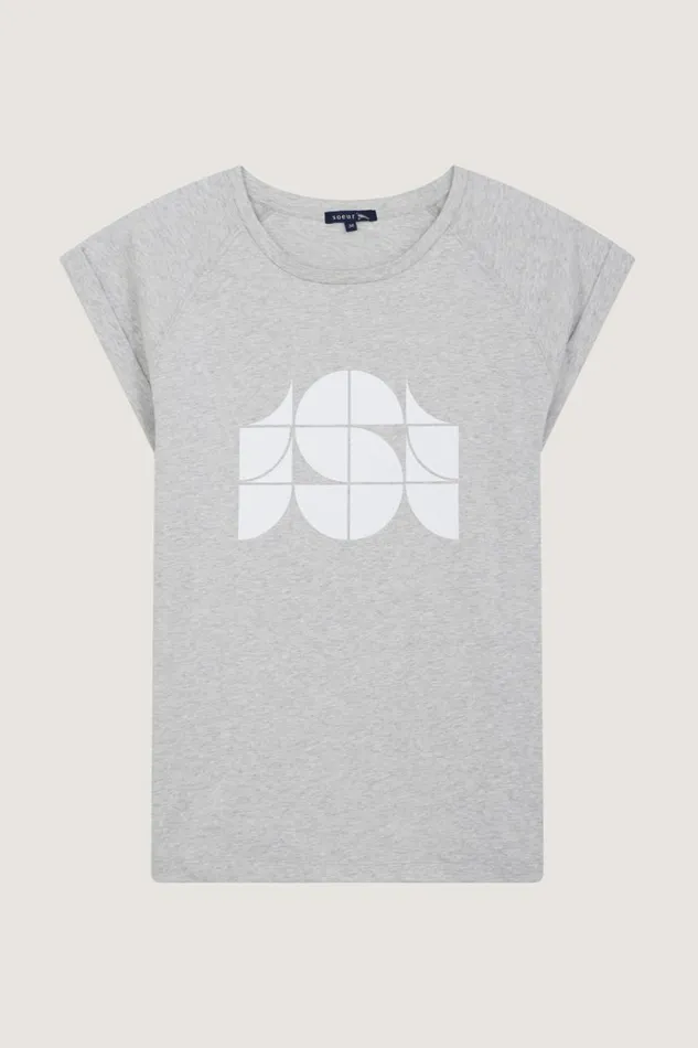 TShirts and Sweatshirts Women Soeur VALENTINA TEESHIRT Mottled Grey
