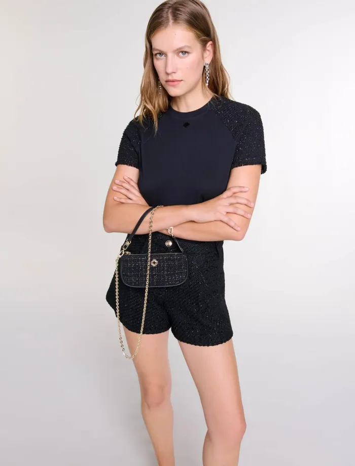 TShirts Women Maje Fancy TShirt Black