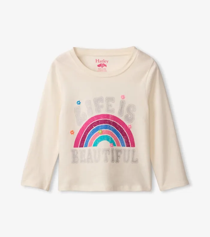 Tops Baby and Toddler Hatley Rainbow Long Sleeve TShirt