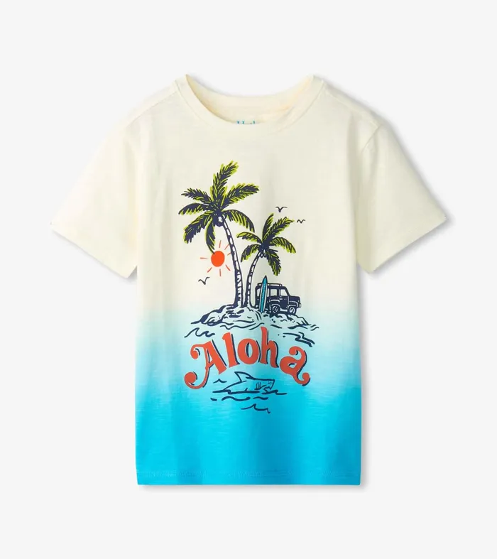 Tops Boys Hatley Boys Aloha Graphic Tee
