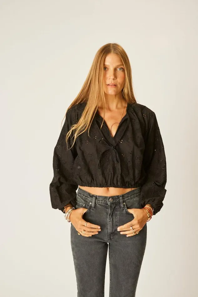 Tops Shop Natalie Martin AMELIA TOP Geranium Midnight