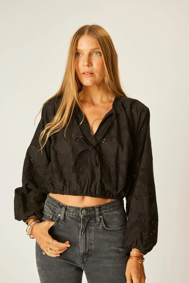 Tops Shop Natalie Martin AMELIA TOP Geranium Midnight