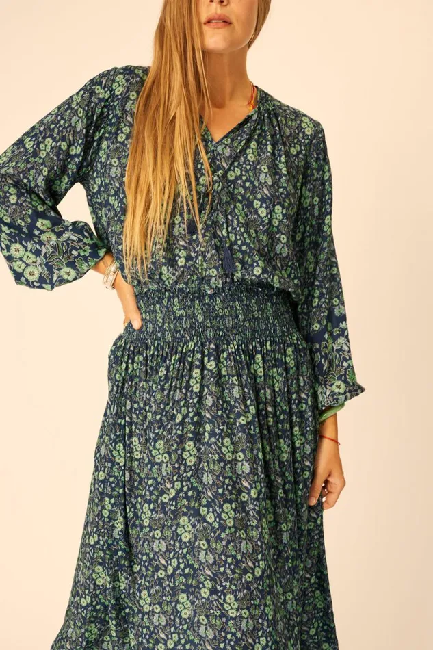 Tops Shop Natalie Martin AMELIA TOP Petite Fleur Marine