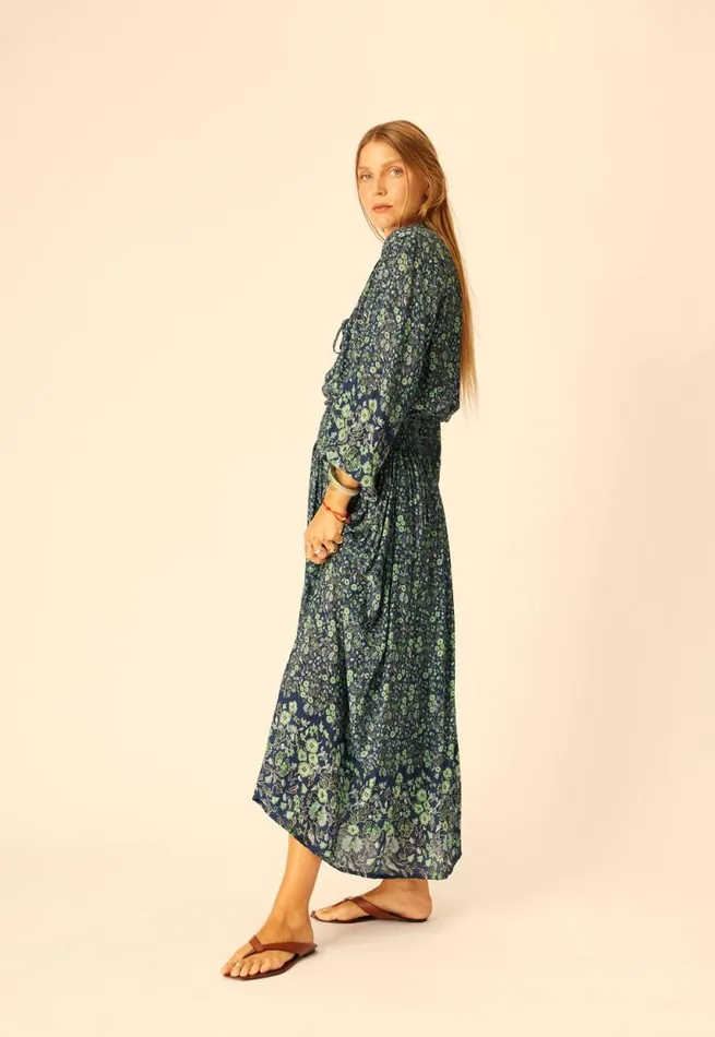Tops Shop Natalie Martin AMELIA TOP Petite Fleur Marine