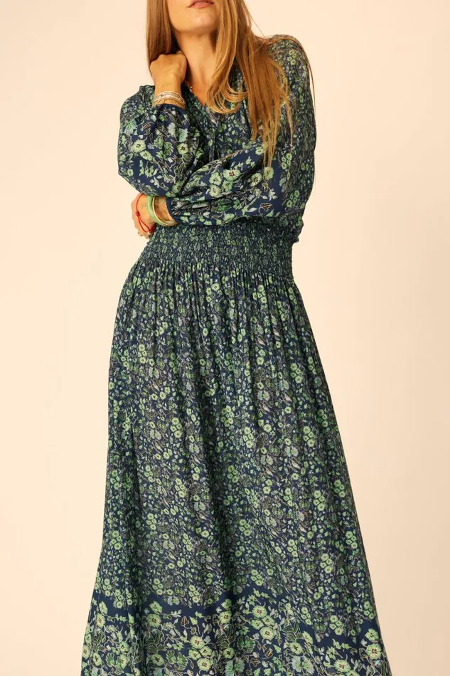Tops Shop Natalie Martin AMELIA TOP Petite Fleur Marine