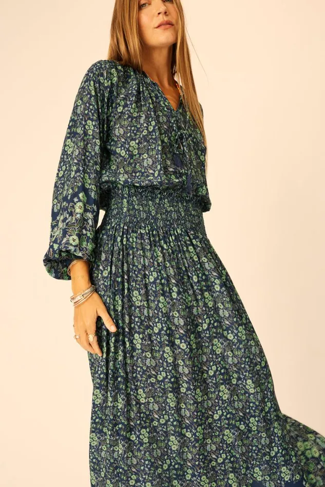 Tops Shop Natalie Martin AMELIA TOP Petite Fleur Marine