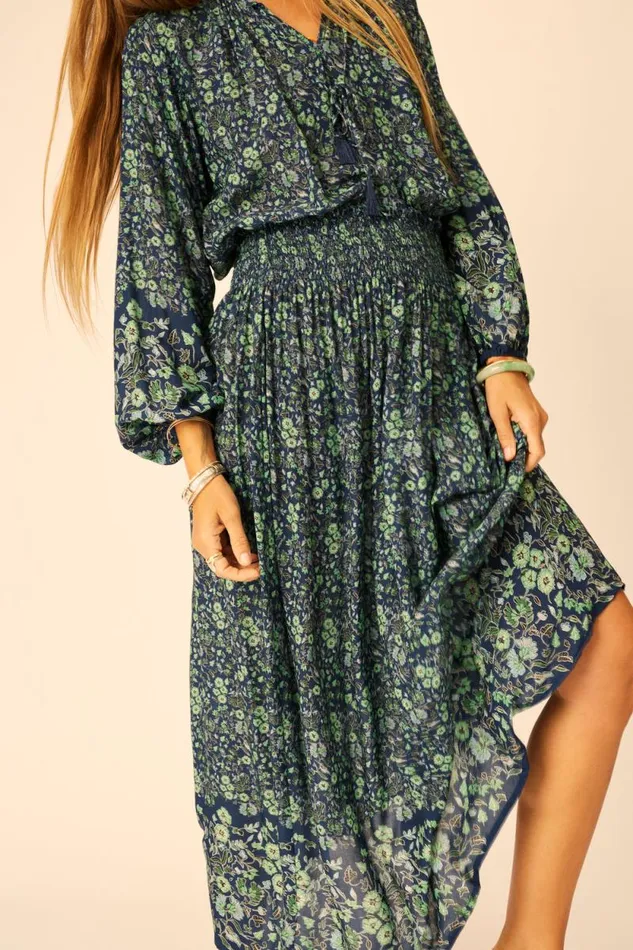 Tops Shop Natalie Martin AMELIA TOP Petite Fleur Marine