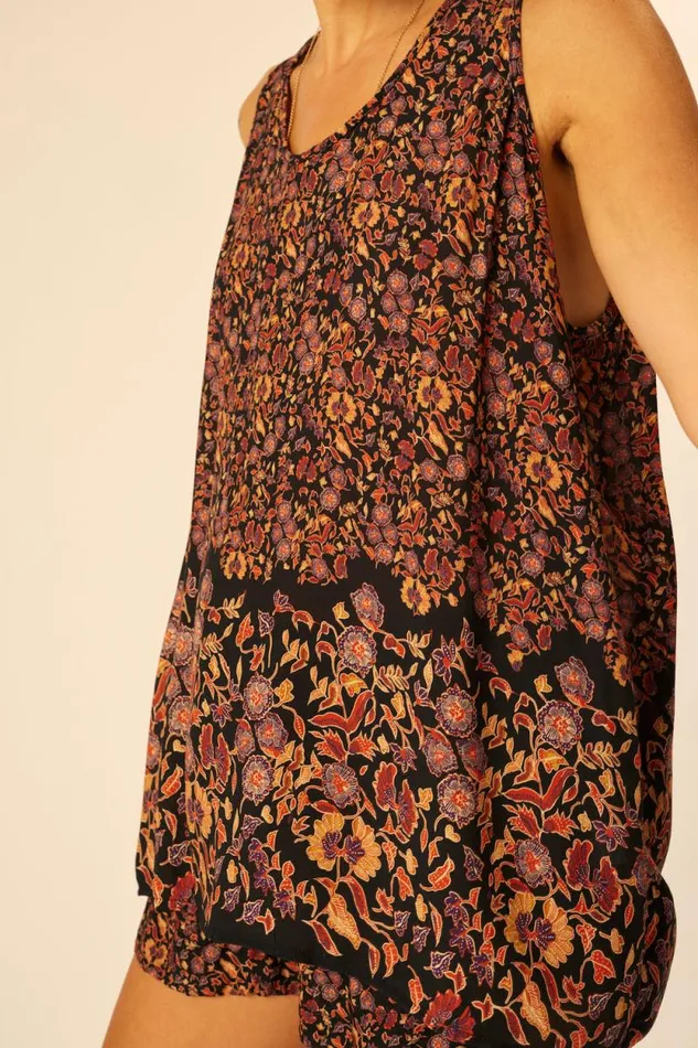 Tops Shop Natalie Martin ARIANA TANK Petite Fleur Noire