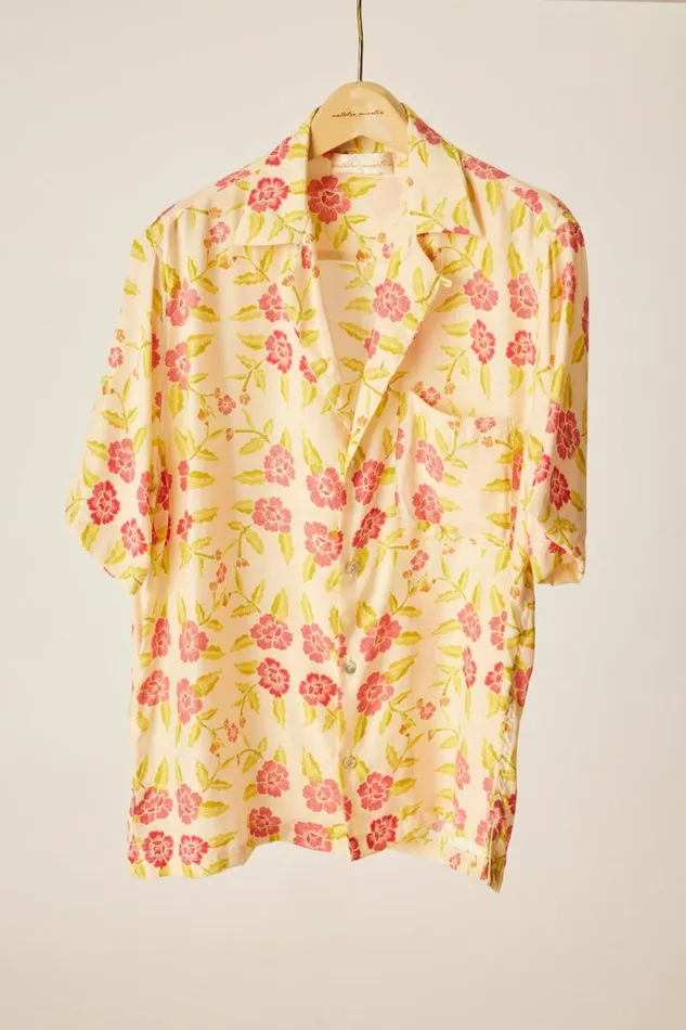 Tops Shop Natalie Martin KEVIN SHIRT Prairie Dusty Crimson