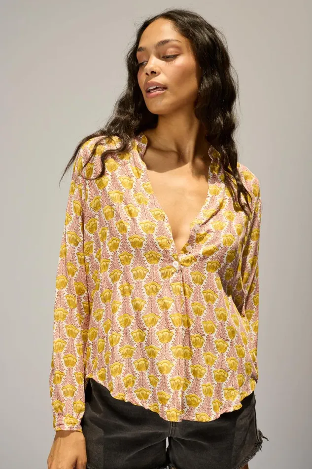 Tops Shop Natalie Martin LESLIE SHIRT Tulip Bahamas Pink