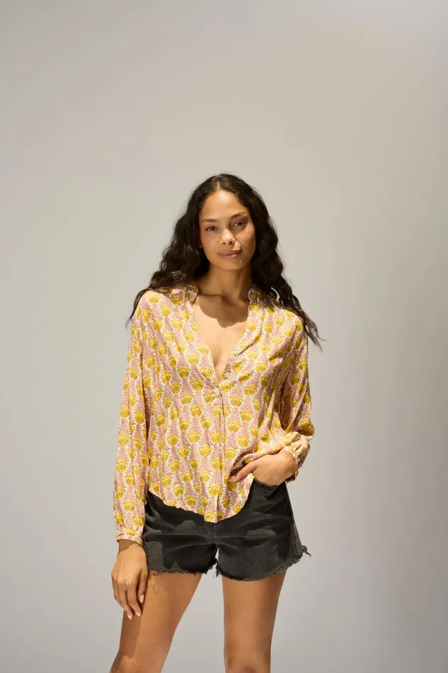 Tops Shop Natalie Martin LESLIE SHIRT Tulip Bahamas Pink