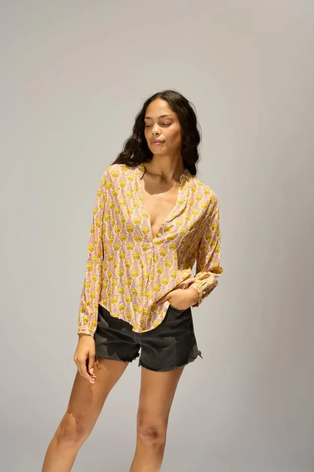 Tops Shop Natalie Martin LESLIE SHIRT Tulip Bahamas Pink