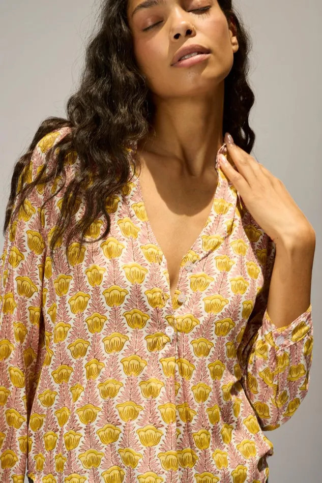 Tops Shop Natalie Martin LESLIE SHIRT Tulip Bahamas Pink