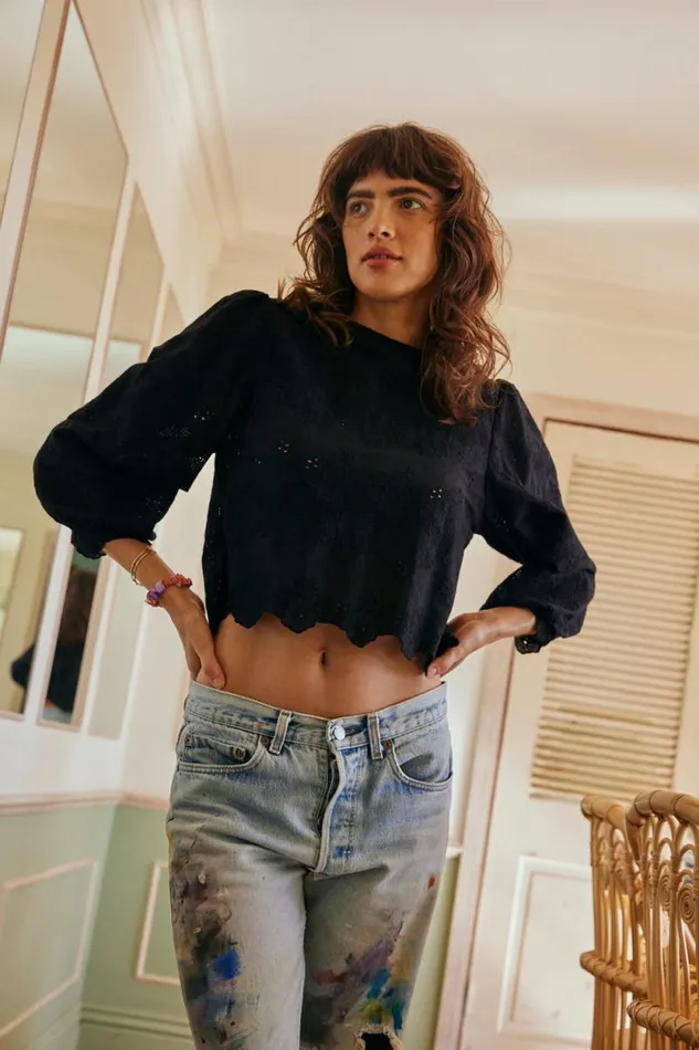 Tops Shop Natalie Martin LISA TOP Geranium Midnight