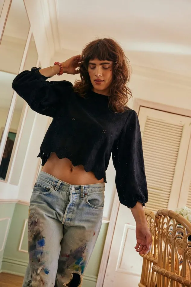 Tops Shop Natalie Martin LISA TOP Geranium Midnight