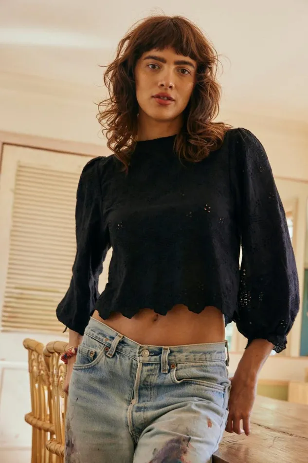 Tops Shop Natalie Martin LISA TOP Geranium Midnight