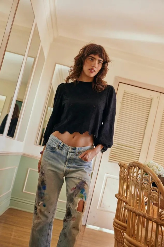 Tops Shop Natalie Martin LISA TOP Geranium Midnight