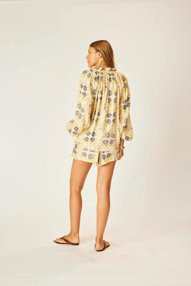 Tops Shop Natalie Martin PENNY BLOUSE Prairie Indigo