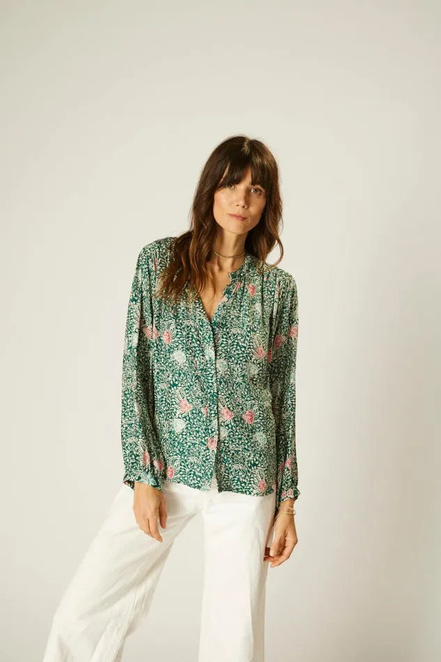Tops Shop Natalie Martin TOLAN SHIRT Andromeda Aegean