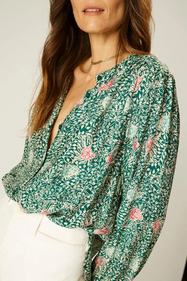 Tops Shop Natalie Martin TOLAN SHIRT Andromeda Aegean