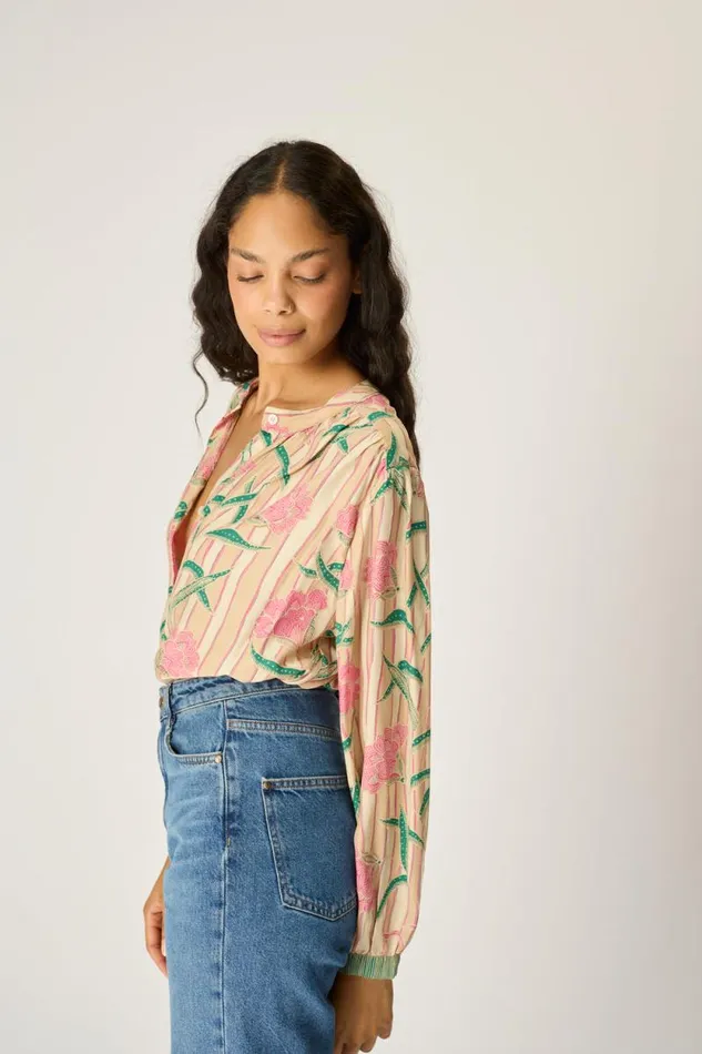 Tops Shop Natalie Martin TOLAN SHIRT Chamomile Rose