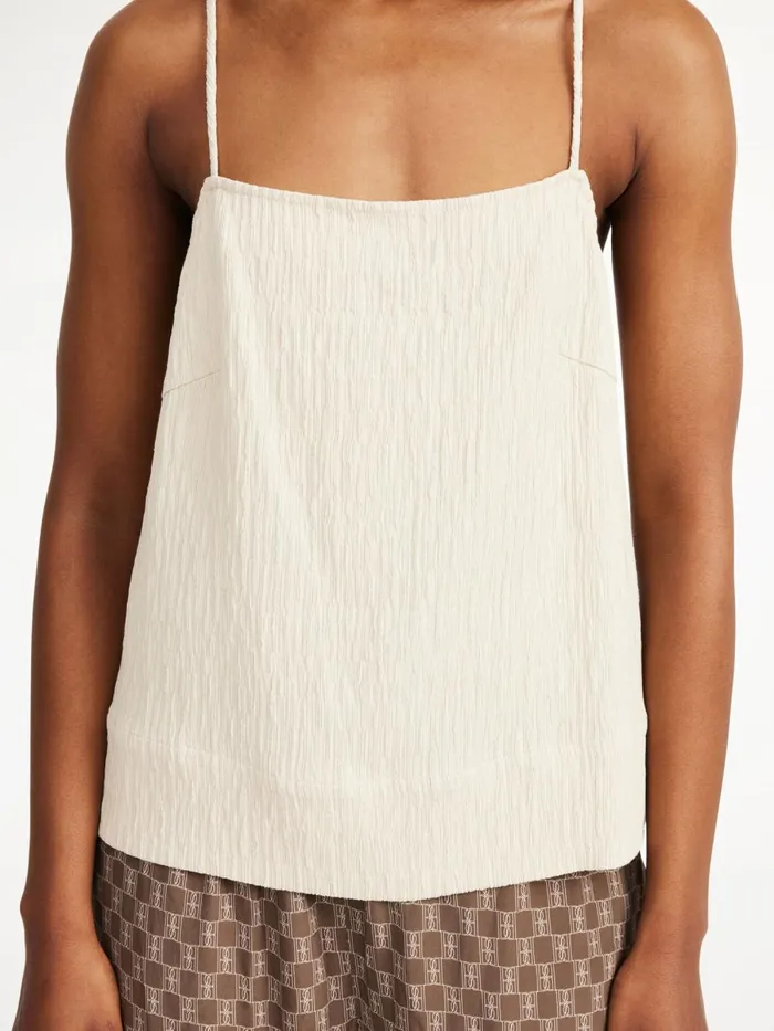 Tops Women By Malene Birger Alviola Top Oyster Gray Tops Women By Malene Birger Alviola Top Oyster Gray