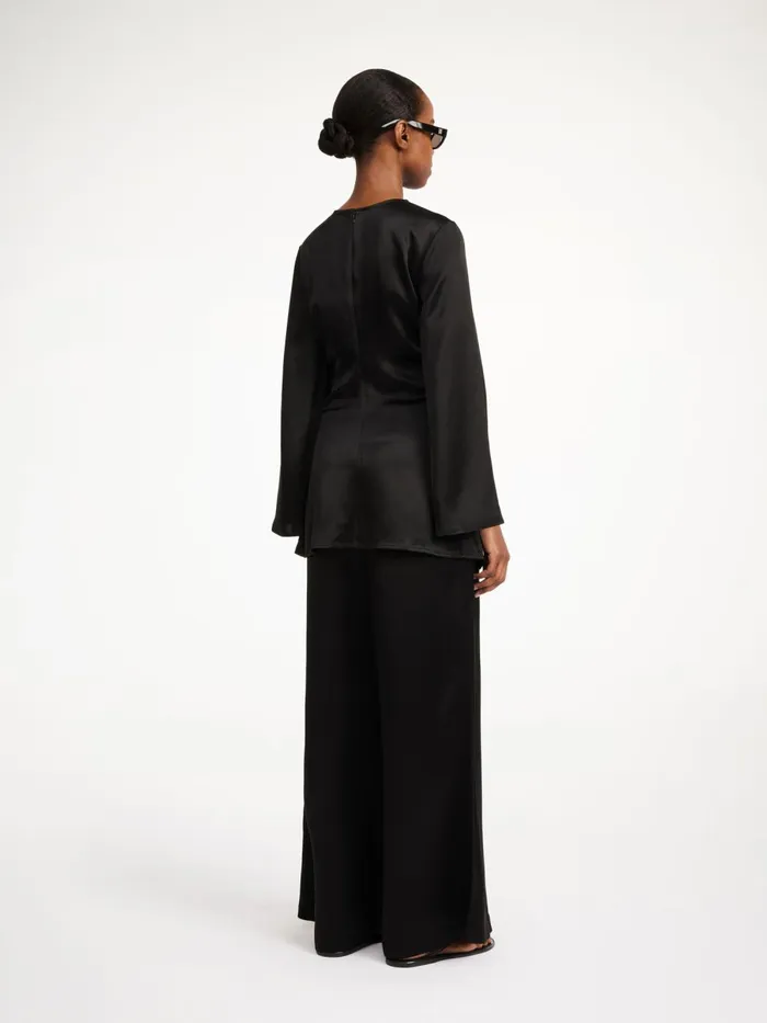 Tops Women By Malene Birger Leviola Blouse Black