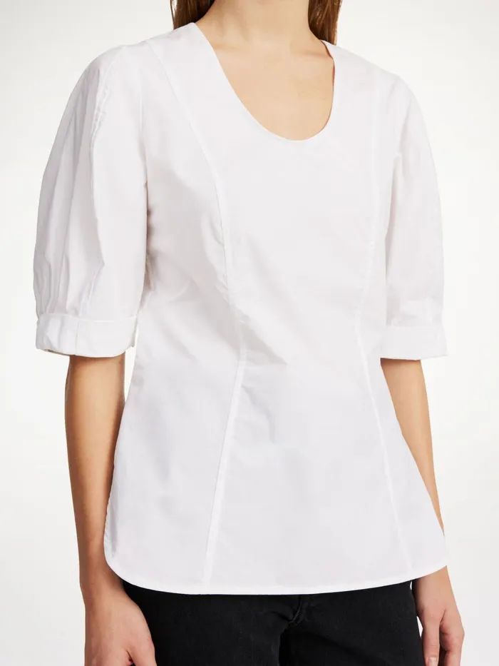 Tops Women By Malene Birger Liomas Top Pure White