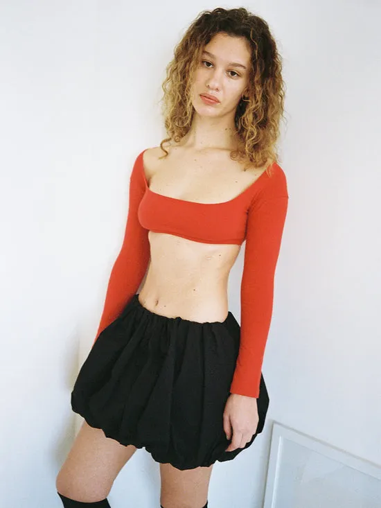 Tops Women El Tigre Chiquito Crop Top Tomate Lisa Says Gah