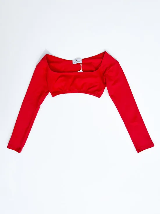Tops Women El Tigre Chiquito Crop Top Tomate Lisa Says Gah