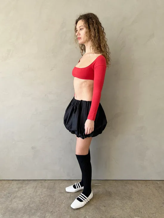 Tops Women El Tigre Chiquito Crop Top Tomate Lisa Says Gah